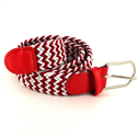 White and Red Elastic Belt