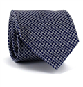 Blue Chain Pattern Tie