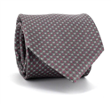 Grey Checkered Tie