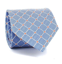 Light Blue Checkered Tie