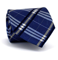 Blue Tartan Check Tie