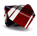 Red Scottish Check Tie III