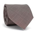Prince of Wales Check Burgundy Tie II