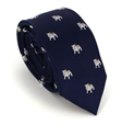 Blue Narrow Bulldog Tie