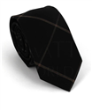 Bicolor Check Slim Tie