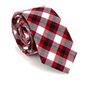 Multicolor Check Slim Tie