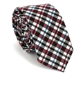 Multicolor Check Slim Tie