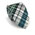 Narrow Multicolor Checkered Tie