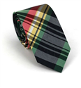 Multicolor Check Slim Tie