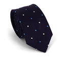 Purple Polka Dot Slim Tie