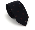 Narrow Black Elephant Tie
