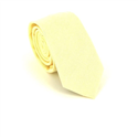 Narrow Solid Yellow Tie
