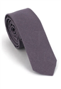 Narrow Solid Grey Tie