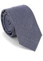 Dark Grey Slim Solid Tie