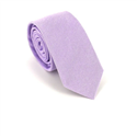 Narrow Solid Lilac Tie