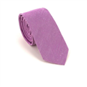Narrow Solid Purple Tie