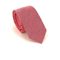Narrow Solid Red Tie