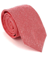 Narrow Solid Light Red Tie