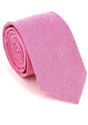 Narrow Solid Pink Tie
