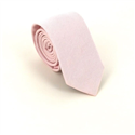 Narrow Solid Light Pink Tie