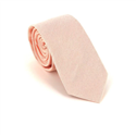 Narrow Solid Salmon Pink Tie
