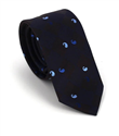 Narrow Brown Paisley Tie