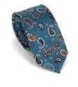 Emerald Green Narrow Paisley Tie