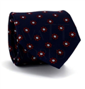 Dark Blue Floral Tie