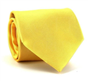 Solid Yellow Tie with Horizontal Stripe