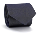 Solid Blue Tie with Horizontal Stripe