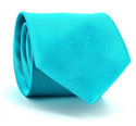 Solid Turquoise Blue MicroTwill Tie