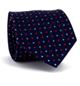 Polka Dot Navy Blue Tie I