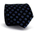 Polka Dot Tie - Black Stars