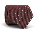 Maroon Polka Dot Tie