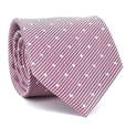 Magenta Polka Dot Tie