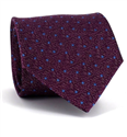 Violet Polka Dot Tie