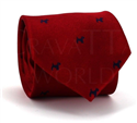 Red Dog Print Tie