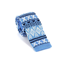 Multicolor Patterned Knit Tie
