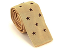 Beige Star Knit Tie