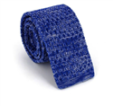 Blue and White Speckled Knit Tie