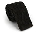 Brown and Green Speckled Knit Tie