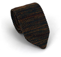 Multicolor Speckled Knit Tie