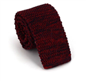 Red Marled Knit Tie