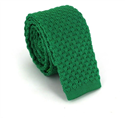 Green Wave Textured Knit Tie