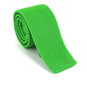 Light Green Solid Knit Tie