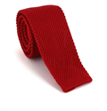 Dark Red Knit Tie
