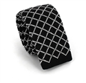 Black Diamond Knit Tie