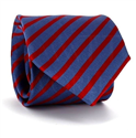 Blue and Red Striped Tie