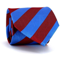 Blue and Red Striped Tie