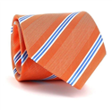 Orange Striped Tie
